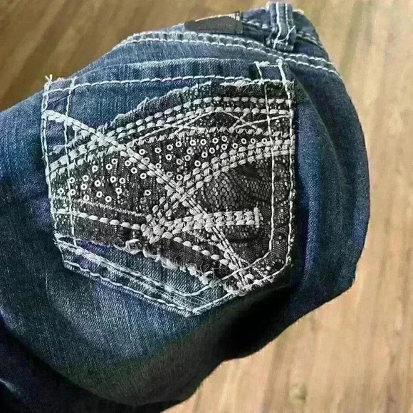 Amethyst Jeans women's size 5 Low-Rise skinny denim stretch - Picture 5 of 9